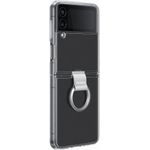 Laptop, Telefoane si Tablete - Telefoane mobile si accesorii - Accesorii Telefoane - Huse telefoane - Husa Samsung Galaxy Z Flip 4 Transparent Cover cu Ring, EF-OF721CTEGWW - Transparent - Infinity.ro