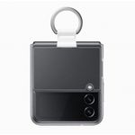 Laptop, Telefoane si Tablete - Telefoane mobile si accesorii - Accesorii Telefoane - Huse telefoane - Husa Samsung Galaxy Z Flip 4 Transparent Cover cu Ring, EF-OF721CTEGWW - Transparent - Infinity.ro