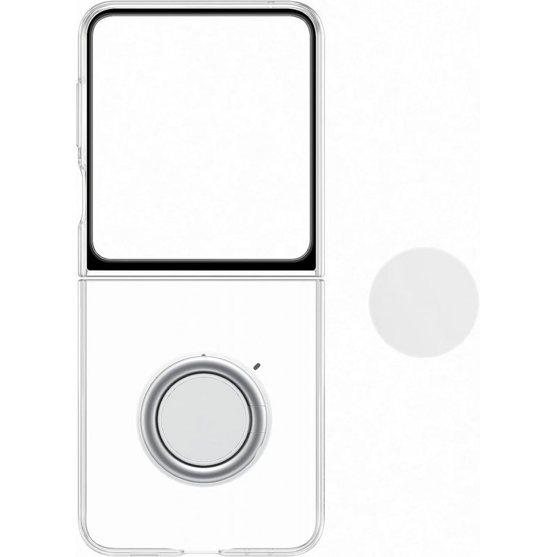 Laptop, Telefoane si Tablete - Telefoane mobile si accesorii - Accesorii Telefoane - Huse telefoane - Starter Pack Husa de protectie Samsung Transparent Gadget Case pentru Galaxy Flip5, Transparent + Incarcator retea Samsung 25W - Infinity.ro