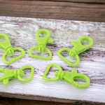 Casa si Gradina - Decoratiuni - DIY - Articole mercerie - Set 5 carabine rotative din plastic Crisalida, latime material 17 mm, 14 x 26 mm, Verde - Infinity.ro
