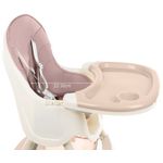 Jucarii, Copii si Bebe - Hrana si alaptare - Scaune de masa bebe - Scaun de Masa pentru Copii, 3in1, Roz Pudrat, Reglabil, Cu Centuri de Siguranta, 60-92/60/75cm - Infinity.ro