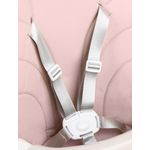Jucarii, Copii si Bebe - Hrana si alaptare - Scaune de masa bebe - Scaun de Masa pentru Copii, 3in1, Roz Pudrat, Reglabil, Cu Centuri de Siguranta, 60-92/60/75cm - Infinity.ro