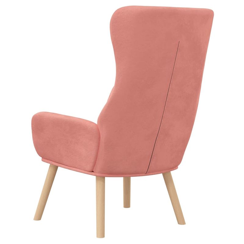Casa si Gradina - Mobilier - Scaune si fotolii - Fotolii - Fotoliu de relaxare, roz, catifea - Infinity.ro