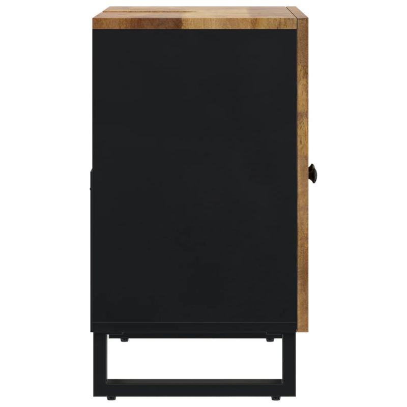 Casa si Gradina - Mobilier - Mobilier baie - Comode baie - Dulap de chiuveta 62x33x58 cm lemn masiv mango și lemn compozit, maro miere - Infinity.ro