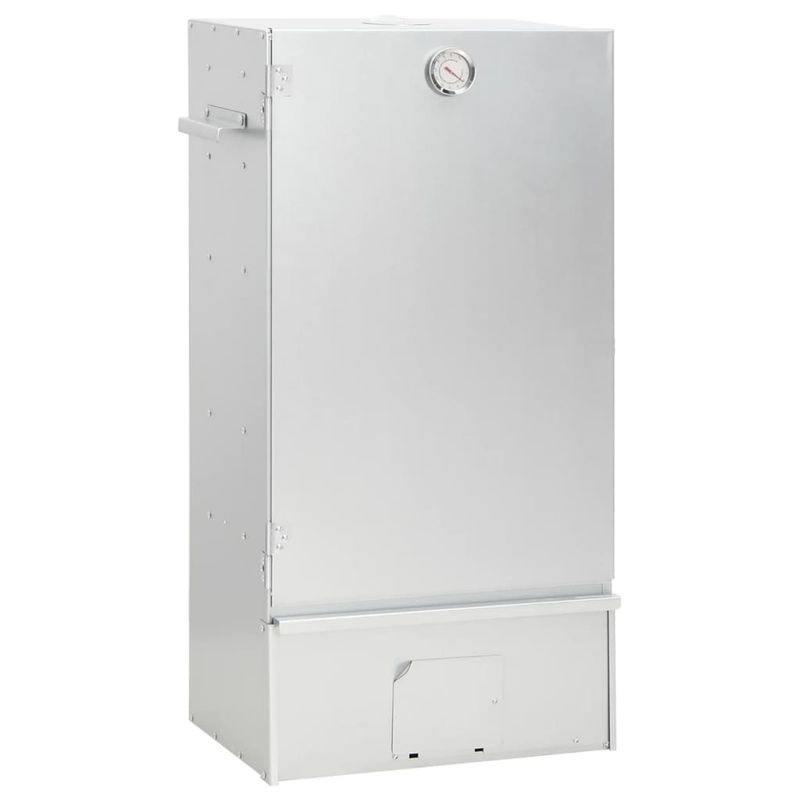 Casa si Gradina - Gradina si terasa - Gratare si accesorii - Gratare de gradina - Afumatoare gratar cu masa, otel galvanizat, mărime 44.5x29x83 cm, model fără fereastră - Infinity.ro