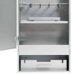 Casa si Gradina - Gradina si terasa - Gratare si accesorii - Gratare de gradina - Afumatoare gratar cu masa, otel galvanizat, mărime 44.5x29x83 cm, model fără fereastră - Infinity.ro