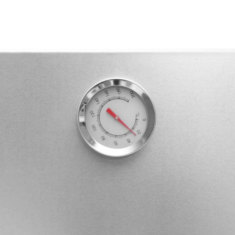 Casa si Gradina - Gradina si terasa - Gratare si accesorii - Gratare de gradina - Afumatoare gratar cu masa, otel galvanizat, mărime 44.5x29x83 cm, model fără fereastră - Infinity.ro