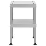 Casa si Gradina - Gradina si terasa - Gratare si accesorii - Gratare de gradina - Afumatoare gratar cu masa, otel galvanizat, mărime 44.5x29x83 cm, model fără fereastră - Infinity.ro