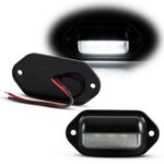 Auto si Moto - Piese auto si accesorii - Caroserie - Faruri, stopuri si proiectoare - Set de 2 lampi numar universale Xentech Light camion, remorca, rulota 12V-24V - Infinity.ro