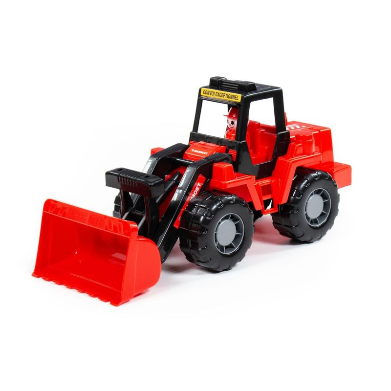 Jucarii, Copii si Bebe/Jucarii si jocuri/Vehicule si jucarii cu telecomanda/Utilaje constructie de jucarie - Tractor cu incarcator - Mammoet, 42,5x16,3x21 cm, 7Toys - Infinity.ro