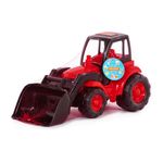 Jucarii, Copii si Bebe/Jucarii si jocuri/Vehicule si jucarii cu telecomanda/Utilaje constructie de jucarie - Tractor cu incarcator -48x22x26 cm, 7Toys - Infinity.ro