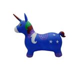 Jucarii, Copii si Bebe - Jucarii si jocuri - Jucarii & jocuri educative - Jucarii interactive - Unicorn din cauciuc gonflabil albastru, 7Toys - Infinity.ro
