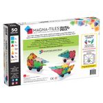 Jucarii, Copii si Bebe - Jucarii si jocuri - Jucarii & jocuri educative - Jocuri si jucarii educative - Magna-Tiles Grand Prix, set magnetic 50 de piese cu masinute, 7Toys - Infinity.ro