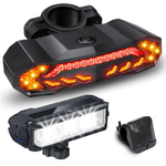 Sport si Outdoor - Ciclism - Accesorii pentru biciclete - Lumini biciclete - Stop bicicleta inteligent cu senzor de franare si sistem de semnalizare, lumina frontala profesionala 900 lumeni - Infinity.ro