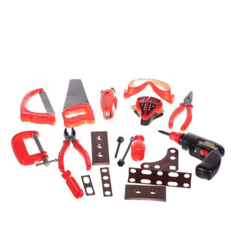 Jucarii, Copii si Bebe - Jucarii si jocuri - Jucarii & jocuri educative - Seturi de artizanat - Set de Unelte Jucarie pentru Copii - Kit de DIY in Rucsac - Infinity.ro