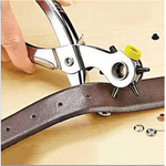 Casa si Gradina - Textile si covoare - Metraje si textile - Cleste pentru Perforat Curele Nituit sau Capsat cu Capat Pivotant pe 6 Dimensiuni 23 cm - Infinity.ro