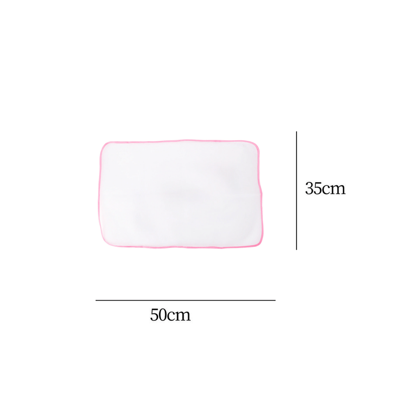 Market - Spalare si intretinere rufe - Produse intretinere textile - Intretinere textile - Plasa Protectie pentru Calcat Haine Delicate 50 x 35 cm Alb - Roz G Glixicom® - Infinity.ro