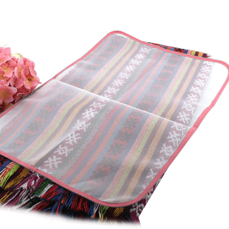 Market - Spalare si intretinere rufe - Produse intretinere textile - Intretinere textile - Plasa Protectie pentru Calcat Haine Delicate 50 x 35 cm Alb - Roz G Glixicom® - Infinity.ro