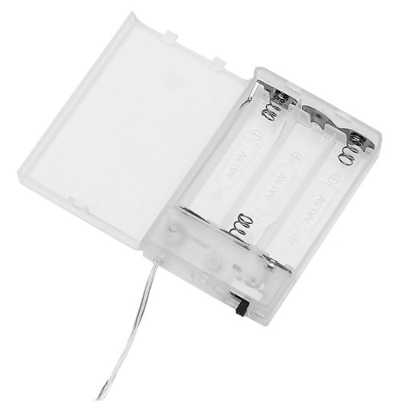 Casa si Gradina - Corpuri si surse de iluminat - Benzi LED - Lumini LED Multicolore, 10m, 100 LED-uri, 3 Baterii AA, IP20, Consum 0.8W, Greutate 50g - Infinity.ro