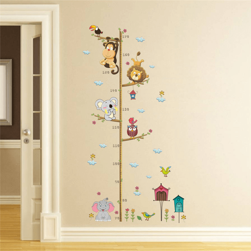 Casa si Gradina - Decoratiuni - Stickere decorative - Metru Inaltime Copii de tip Autocolant 70 - 170 cm Animale si Pasari - Infinity.ro