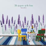 Casa si Gradina - Decoratiuni - Stickere decorative - Sticker Decorativ cu Flori de Lavanda  Autocolant Glixicom 71 x 50 cm - Infinity.ro