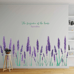 Casa si Gradina - Decoratiuni - Stickere decorative - Sticker Decorativ cu Flori de Lavanda  Autocolant Glixicom 71 x 50 cm - Infinity.ro