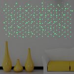 Casa si Gradina - Decoratiuni - Stickere decorative - Set 3 Folii cu 524  de Buline si Patratele Fosforescente Diverse Marimi G Glixicom® - Infinity.ro
