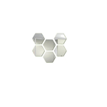 Casa si Gradina - Decoratiuni - Oglinzi - Set 6 Bucati Oglinda Hexagonala Acrilica 12,5 x11x 6,5 cm Diametru 15 cm G Glixicom® - Infinity.ro