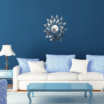 Casa si Gradina - Decoratiuni - Oglinzi - Set 27 Oglinzi Acrilice din PVC Soare cu 26 Raze Argintiu Diametru 50 cm G Glixicom® - Infinity.ro