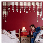 Casa si Gradina - Decoratiuni - Oglinzi - Set 100 Oglinzi Acrilice Decorative in Forma de Inima Autoadezive 2 x 2,5 cm G Glixicom® - Infinity.ro