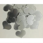 Casa si Gradina - Decoratiuni - Oglinzi - Set 100 Oglinzi Acrilice Decorative in Forma de Inima Autoadezive 2 x 2,5 cm G Glixicom® - Infinity.ro