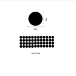 Casa si Gradina - Decoratiuni - Oglinzi - Set 100 Oglinzi Acrilice Rotunde Decorative Autoadezive Diametru 2 cm G Glixicom® - Infinity.ro