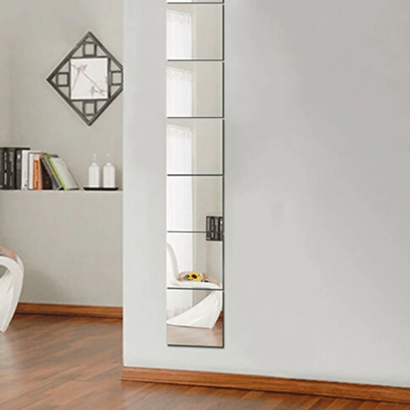 Casa si Gradina - Decoratiuni - Oglinzi - Set 32 Bucati Oglinda Acrilica Patrat 15 x 15 cm - Infinity.ro