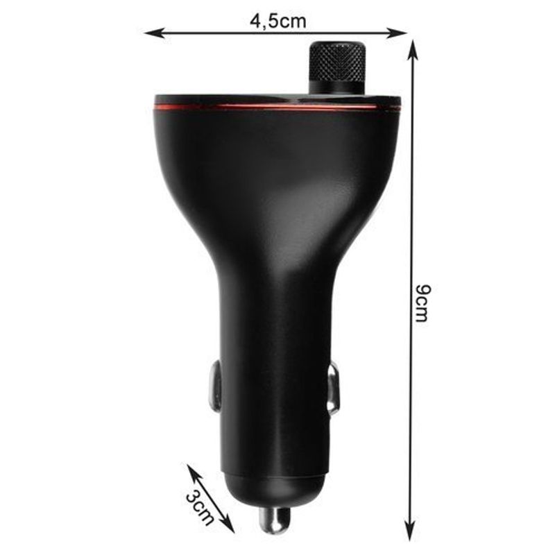 Auto si Moto - Electronice auto - Multimedia auto - Transmitator FM si Incarcator Bluetooth cu Management Apeluri - Infinity.ro