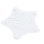 Casa si Gradina - Sanitare - Suporturi si accesorii baie - Accesorii baie - Sita Protectie Scurgere cu Ventuze din Silicon pentru Chiuveta Cada Dus Sifon 15 x 15 cm Alba G Glixicom® - Infinity.ro