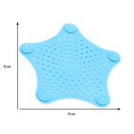 Casa si Gradina - Sanitare - Suporturi si accesorii baie - Accesorii baie - Sita Protectie Scurgere  cu Ventuze  din Silicon  pentru Chiuveta Cada Dus  Sifon 15 x 15 cm  Albastru  G Glixicom® - Infinity.ro