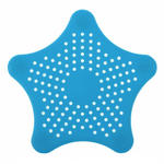 Casa si Gradina - Sanitare - Suporturi si accesorii baie - Accesorii baie - Sita Protectie Scurgere  cu Ventuze  din Silicon  pentru Chiuveta Cada Dus  Sifon 15 x 15 cm  Albastru  G Glixicom® - Infinity.ro