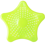 Casa si Gradina - Sanitare - Suporturi si accesorii baie - Accesorii baie - Sita Protectie Scurgere  cu Ventuze  din Silicon  pentru Chiuveta Cada Dus  Sifon  15 x 15 cm   Verde G Glixicom® - Infinity.ro