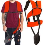 Casa si Gradina - Gradinarit si plante - Utilaje gradina - Consumabile si accesorii utilaje de gradina - Ham Ergonomic pentru Motocoasa, Reglabil, Culoare Negru/Portocaliu, Latime Centura 7-9.5 cm, Lungime 80-113 cm - Infinity.ro