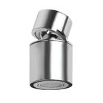 Casa si Gradina - Sanitare - Lavoar baie si accesorii - Accesorii baterii sanitare - Aerator Dual-Functie cu Articulatie pentru Baterii, Economie de Apa 70%, Crom, Plastic, M22 - Infinity.ro