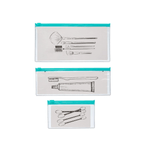 Casa si Gradina - Bucatarie si vesela - Organizare si depozitare bucatarie - Cutii alimentare - Set 3 Gentute Organizatoare pentru Voiaj din Nylon cu Sistem de Inchidere Reutilizabile G Glixicom® - Infinity.ro