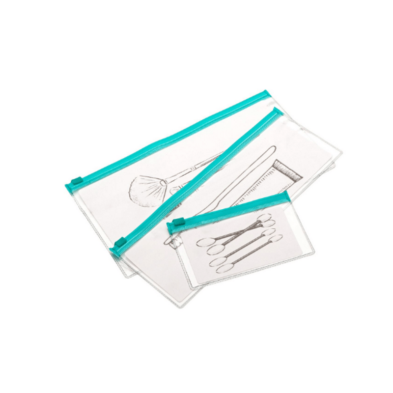 Casa si Gradina - Bucatarie si vesela - Organizare si depozitare bucatarie - Cutii alimentare - Set 3 Gentute Organizatoare pentru Voiaj din Nylon cu Sistem de Inchidere Reutilizabile G Glixicom® - Infinity.ro