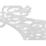 Casa si Gradina - Decoratiuni - Decoratiuni de sezon - Set de 3 Decoratiuni Ingerasi, Culoare Alb, Material Plastic, 10x9.5cm, 0.03 kg, Cordeluta Argintie Inclusa - Infinity.ro