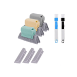 Market - Curatenie si intretinere casa - Produse menaj - Accesorii curatenie - Set 3 Dispozitive  Curatare Geam Termopan si Alte locuri Greu Accesibile cu 2 Mini Perii cu Faras - Infinity.ro