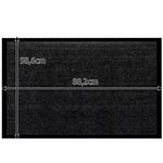 Casa si Gradina - Textile si covoare - Covoare - Covorase intrare - Covoras Intrare, Antiderapant, Cauciuc si Felt, Negru/Gri, 58.6 x 88.2 cm - Infinity.ro