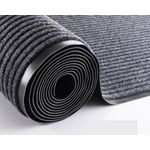 Casa si Gradina - Textile si covoare - Covoare - Covorase intrare - Covoras Intrare, Antiderapant, Cauciuc si Felt, Negru/Gri, 58.6 x 88.2 cm - Infinity.ro