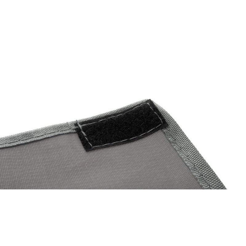 Casa si Gradina - Sanitare - Suporturi si accesorii baie - Accesorii baie - Cos de Rufe Impermeabil cu 3 Compartimente pe Cadru Pliabil, Aluminiu si Tesatura Oxford, 64.5x58x36.5cm, Gri - Infinity.ro