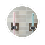 Casa si Gradina - Mobilier - Organizare si depozitare - Cuiere - Set 2 Suporturi Adezive pentru Matura Mop sau Unelte cu Sustinere pana la 3 kg Alb - Infinity.ro
