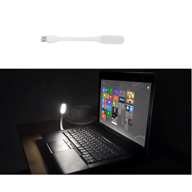 Casa si Gradina - Corpuri si surse de iluminat - Veioze si lampi - Lampi de veghe - Lampa LED pentru Laptop cu alimentare USB 17 x 1,8 cm - Infinity.ro