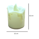 Casa si Gradina - Corpuri si surse de iluminat - Veioze si lampi - Lampi de veghe - Lumanare LED cu Baterii Alb/Rosu Set 6 Bucati - Infinity.ro